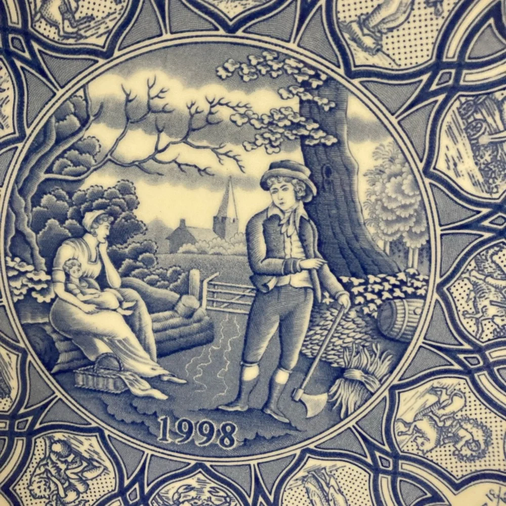 Spode Blue Room Calendar Plates - Picture 5 of 9